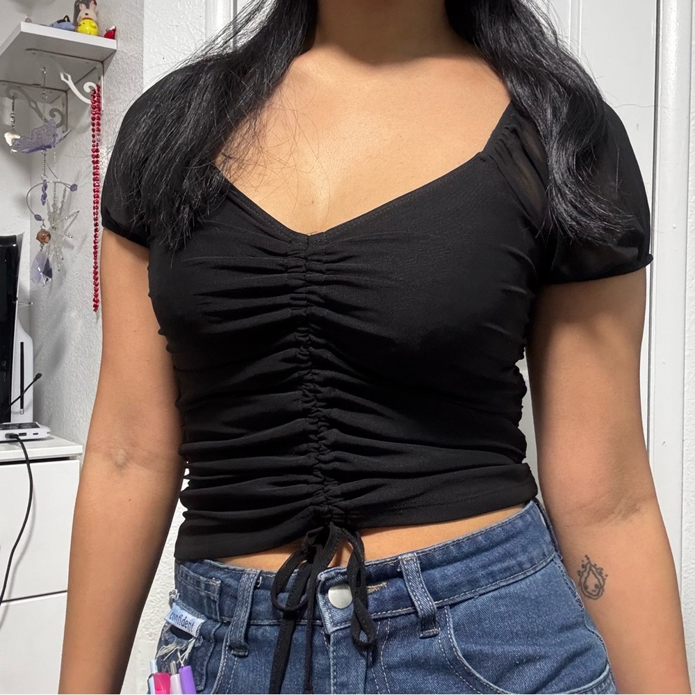 Fitted Black Crop Top Bundle - Picture 6 of 8